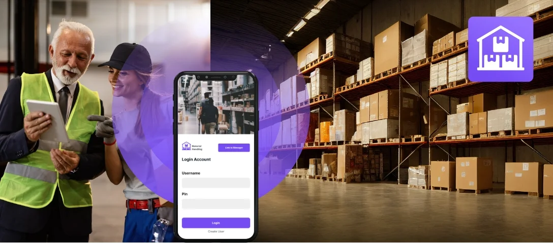 Material Handling App Screenshot